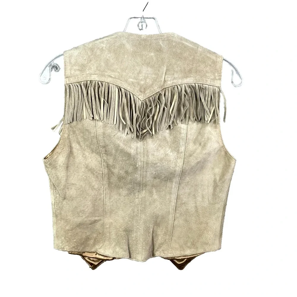 VTG Oakridge by Scully Western‎ Vest Youth Girls 12 Suede Fringe Western Riding
